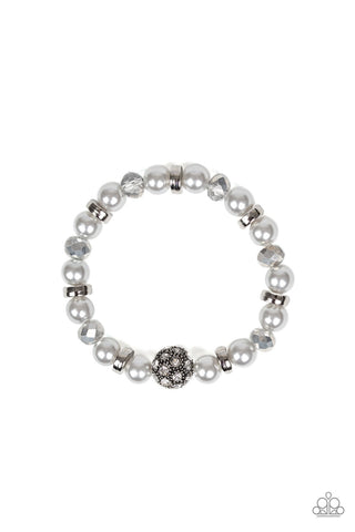 Paparazzi Bracelet- Twinkling Timelessness - Silver - SHOPBLINGINGPRETTY