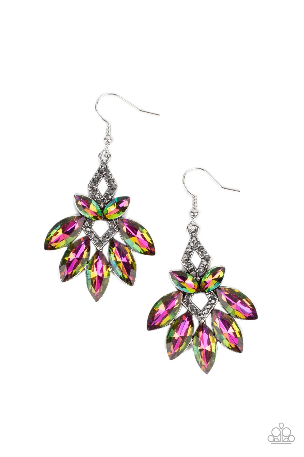 Paparazzi Earrings -  Galaxy Grandeur - Multi