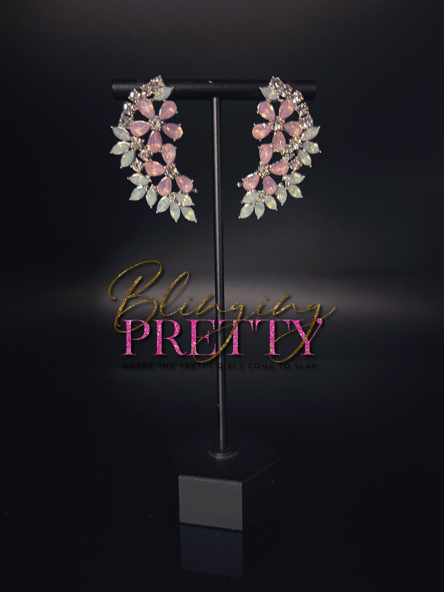 Paparazzi Earrings - Garden Party Powerhouse - Pink