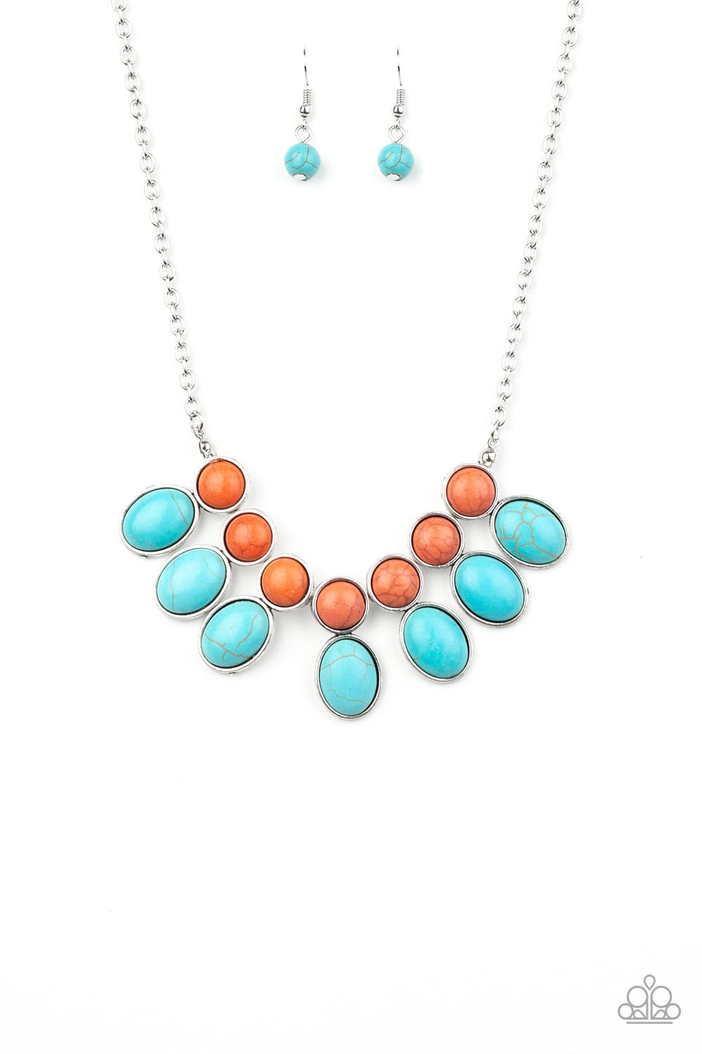 Paparazzi Necklace  - Environmental Impact - Blue