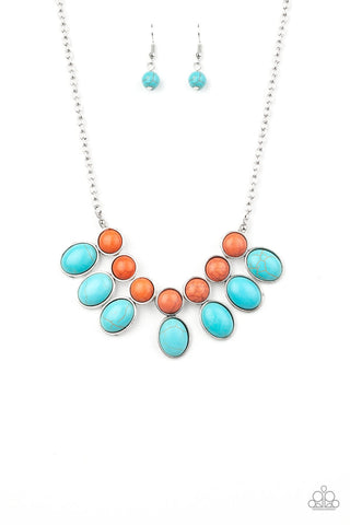 Paparazzi Necklace  - Environmental Impact - Blue