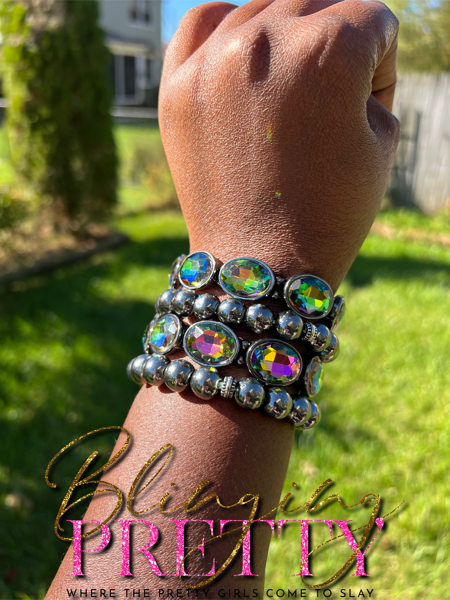 Paparazzi Bracelets Set - Oil Spill