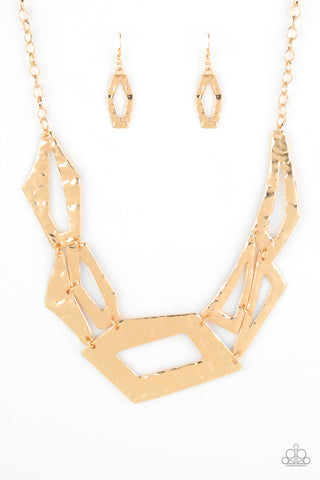 Paparazzi Necklaces -  Break The Mold - Gold