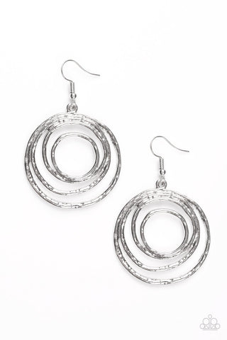 Paparazzi  Earrings - Very Vertigo - Silver