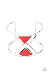 Paparazzi Bracelet - Pyramid Palace - Red