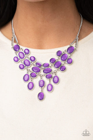 Paparazzi Necklaces - Serene Gleam - Purple