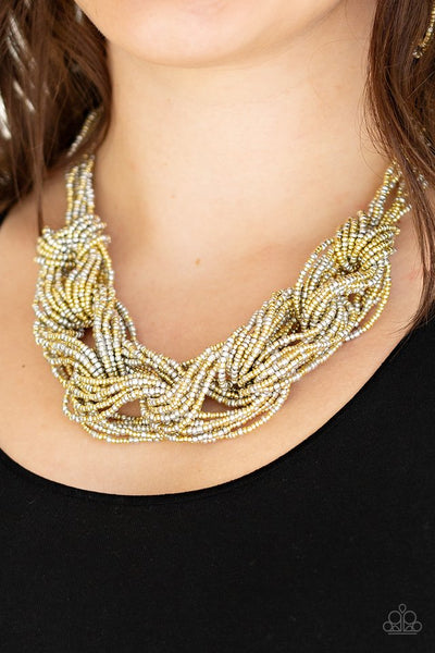 Paparazzi Necklace - City Catwalk - Gold