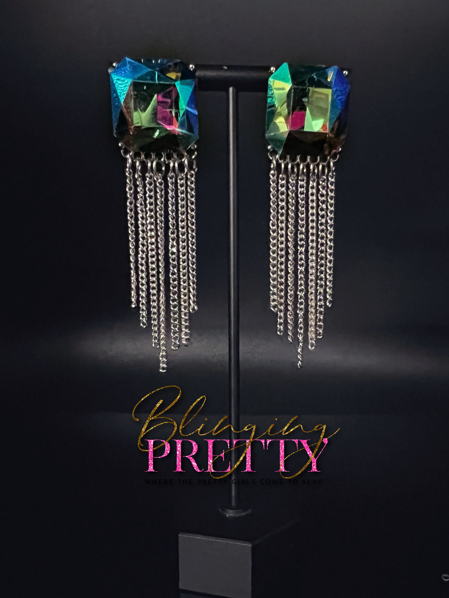 Paparazzi Earrings - Supernova Novelty - Multi (October 2021 Life Of The Party)