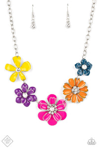 Paparazzi  Glimpses Of Malibu Necklace - Floral Reverie - Multi    (September 2022 Fashion Fix)