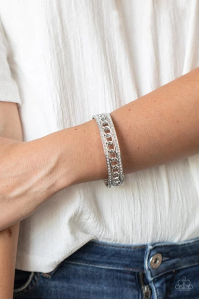 Paparazzi  Bracelet - Couture Court - White