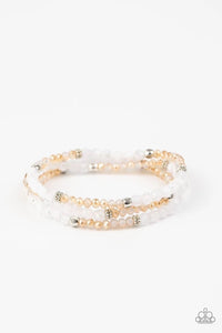 Paparazzi Bracelets -  How Does Your Garden GLOW - White