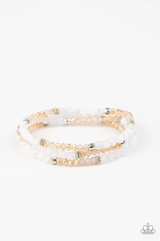 Paparazzi Bracelets -  How Does Your Garden GLOW - White