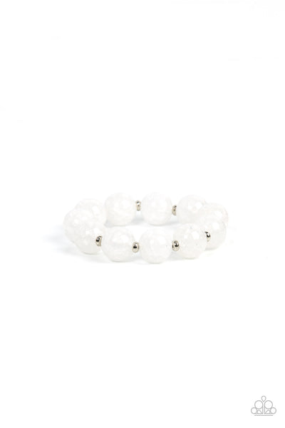 Paparazzi Bracelet -  Arctic Affluence - White