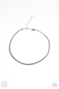 Paparazzi Necklaces -  Flat Out Fierce - Silver