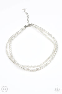 Paparazzi Necklaces  - Ladies Choice - White Choke