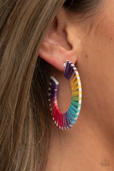 Paparazzi Earrings  -  Everybody Conga! - Multi