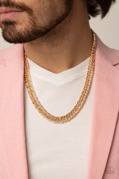 Paparazzi Necklaces -Urban Uppercut - Gold