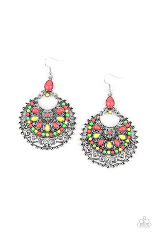 Paparazzi Earrings - Laguna Leisure - Multi