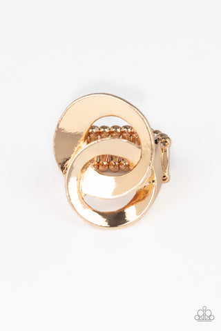 Paparazzi Rings - Pro Top Spin - Gold