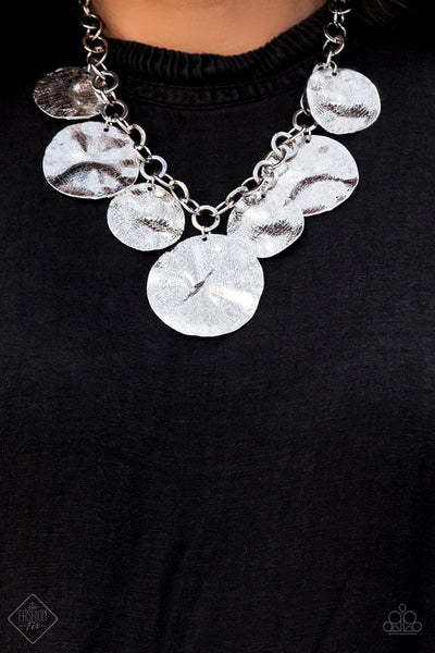 Paparazzi Necklace - Sunset sightings - Barely Scratched The Surface- Silver (June 2020 Fashion Fix)