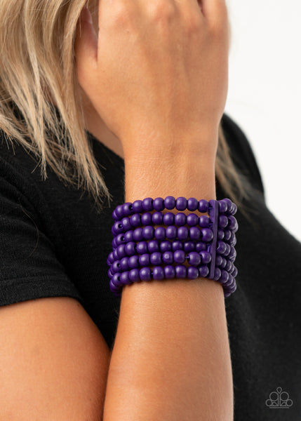 Paparazzi Bracelets - Diving in Maldives - Purple