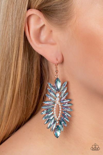 Paparazzi Earrings-  Turn Up The Luxe - Multi