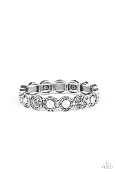 Paparazzi Bracelets - Glamour Garden - Silver