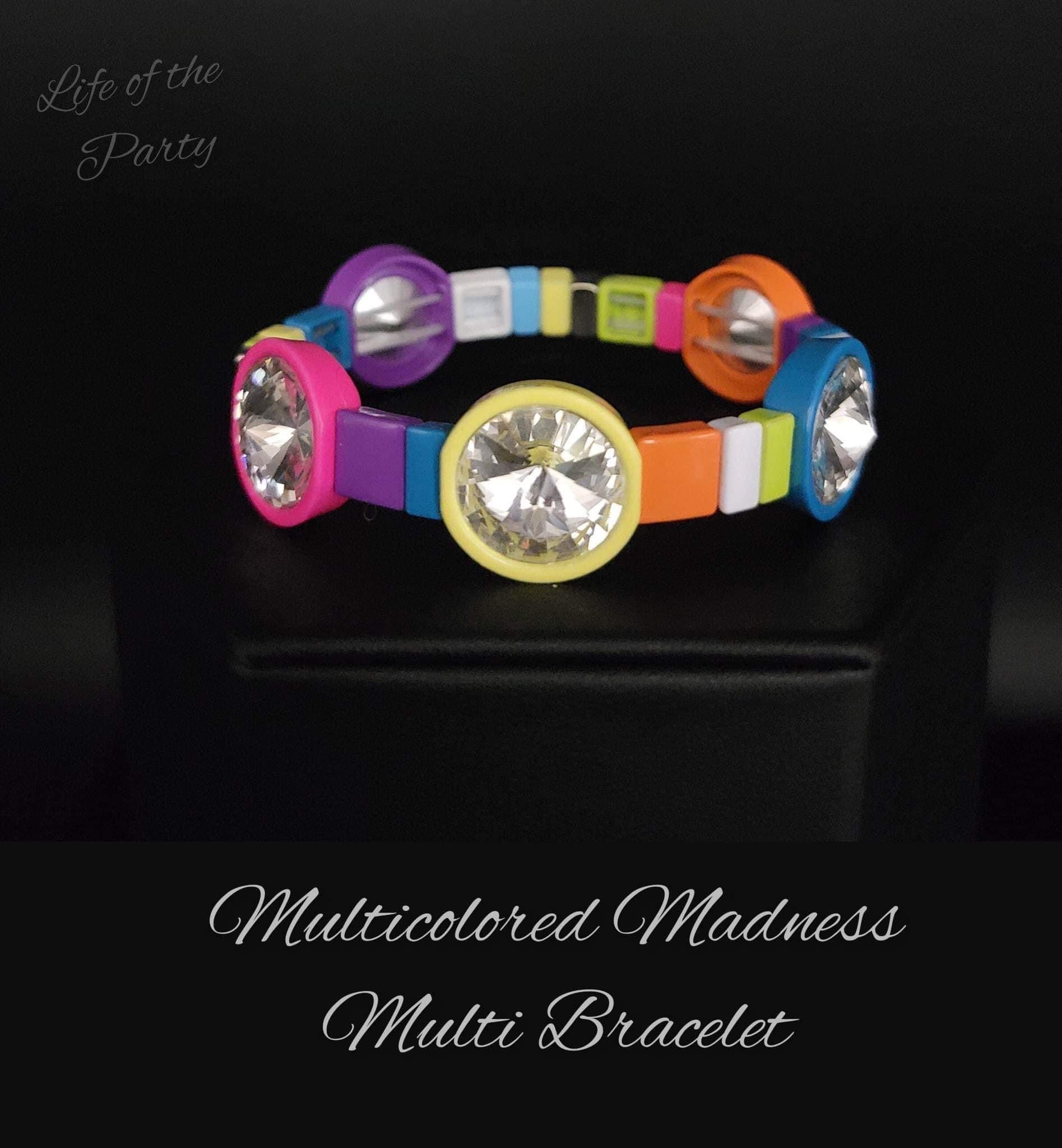 Paparazzi Bracelet - Multicolored Madness - Multi (March 2023 Life Of The Party)