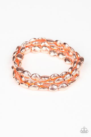 Paparazzi Bracelets -  Basic Bliss - Copper