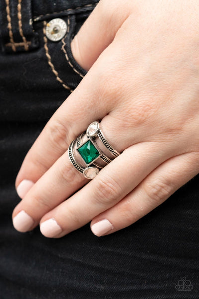 Paparazzi Ring - Galactic Governess - Green