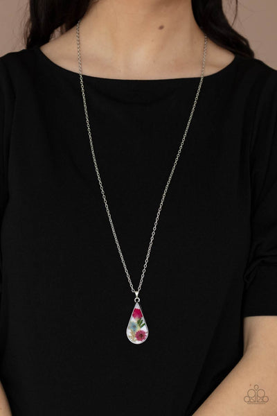 Paparazzi Necklace - Pop Goes the Perennial - Pink