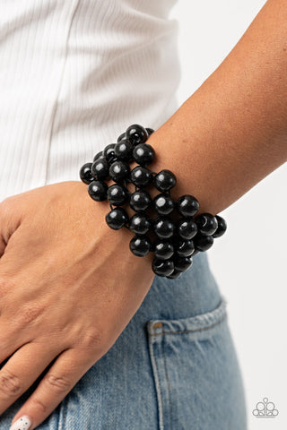 Paparazzi Bracelets - Tiki Tropicana - Black