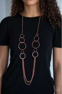 Paparazzi Necklaces -  Ring In The Radiance - Copper