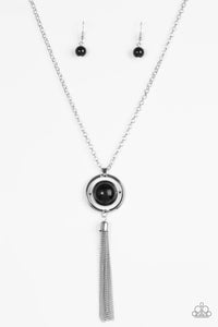 Paparazzi Necklaces - ALWAYS FRONT AND CENTER - Black