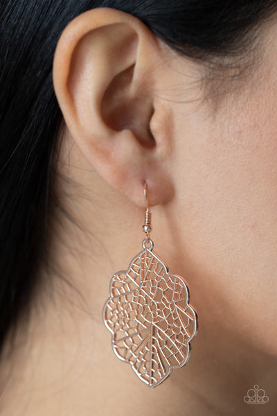 Paparazzi Earrings - Meadow Mosaic - Rose Gold