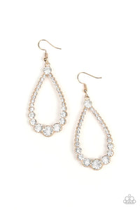 Paparazzi Earrings-  Token Twinkle - Gold