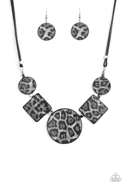 Paparazzi Necklaces - Here Kitty Kitty - Silver