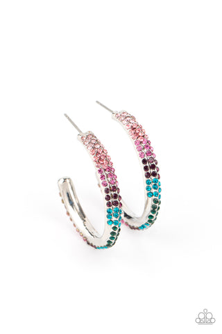 Paparazzi Earrings - Trail Of Twinkle - Multi ( Exclusive Cyber Monday 2020)