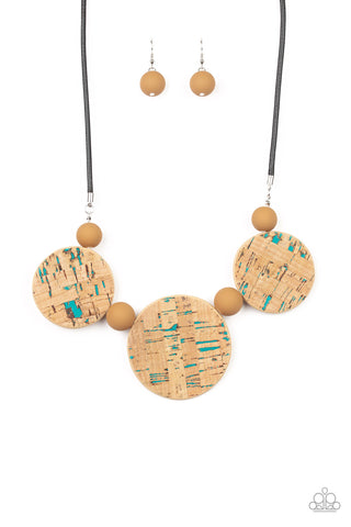 Paparazzi Necklaces -  Pop The Cork - Blue