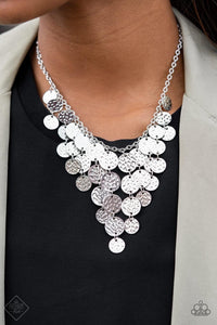 Paparazzi Necklace - Spotlight Ready - Silver (February 2021 Fashion Fix)