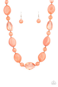 Paparazzi Necklaces - Staycation Stunner - Orange