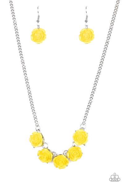 Paparazzi Necklace  -  Garden Party Posh - Yellow