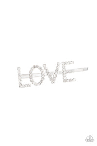 Paparazzi Hair Accessories - All You Need Is Love - White