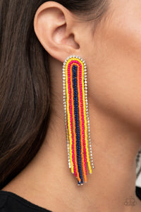 Paparazzi Earrings - Let There BEAD Light - Multi  (December 2020 Life Of The Party)