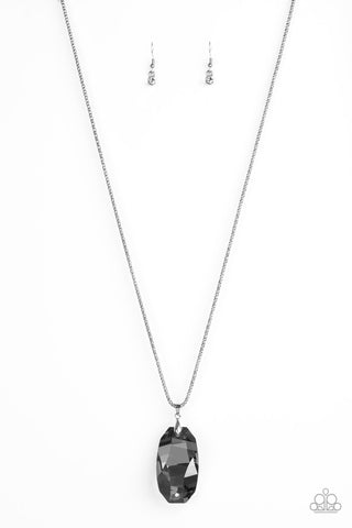 Paparazzi Necklaces-  Gemstone Grandeur - Silver