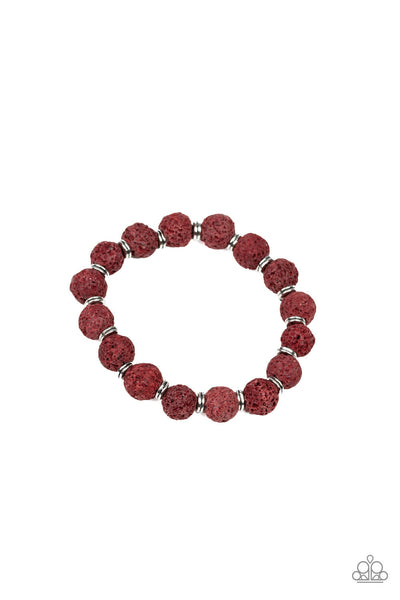 Paparazzi Bracelets - Luck - Red