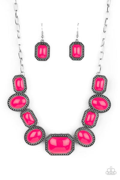 Paparazzi Necklace - Lets Get Loud - Pink